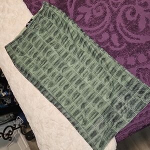 The Ragged Priest Green Pencil Skirt